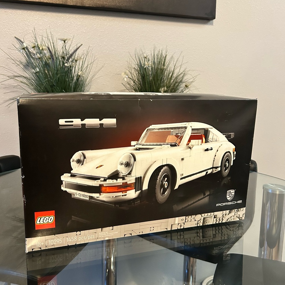 LEGO Porsche 911 Building Set - White and Black